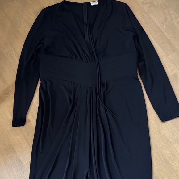 Armani Collezioni Black Long Sleeve Dress - Picture 3 of 7
